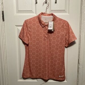 Nike  Polo Golf Shirt with Fitted Design‎ and Button Down Sleeves Size M